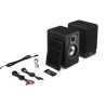 Sharp Bookshelf Speakers De 2 vías Negro Inalámbrico y alámb | APLIUM