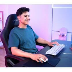Trust GXT 833W Thado teclado Juego USB QWERTY Español Blanco | APLIUM