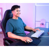 Trust GXT 833W Thado teclado Juego USB QWERTY Español Blanco | APLIUM