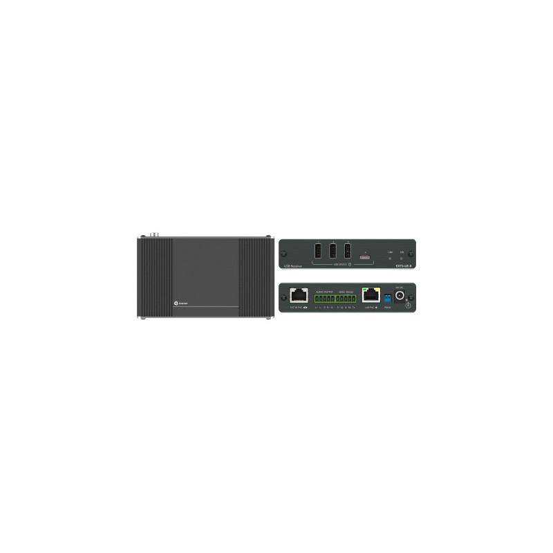 Kramer Electronics EXT3-UE-R Receptor de red Negro 100 Mbit/ | APLIUM