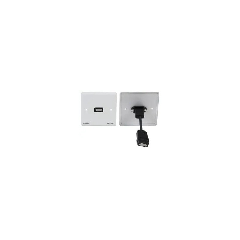 Kramer Electronics WP-H1M(WP-HDMI1M)/EU/GB(W) toma de corrie | APLIUM