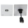 Kramer Electronics WP-H1M(WP-HDMI1M)/EU/GB(W) toma de corrie | APLIUM