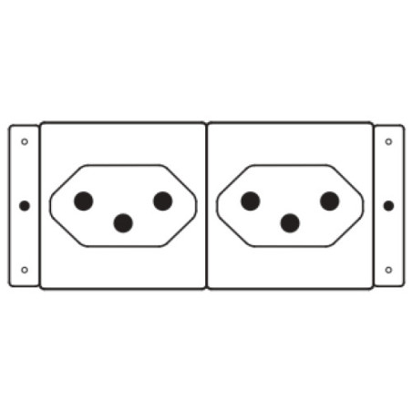 Kramer Electronics TS-2CH toma de corriente | APLIUM