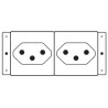 Kramer Electronics TS-2CH toma de corriente | APLIUM