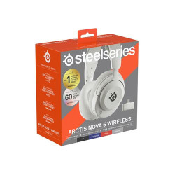 Auriculares Steelseries - Arctis Nova 5 Blanco (61671) | APLIUM