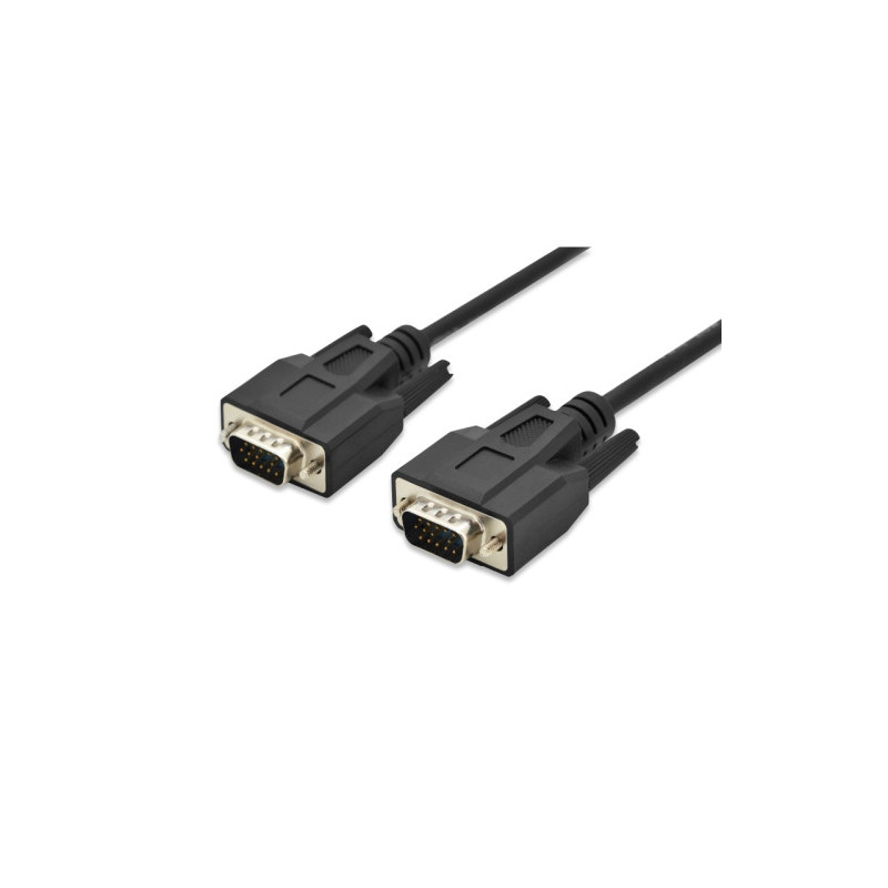 EWENT VGA Cable 15pin HD plug M/M, CU,AWG28, 1,8m | APLIUM
