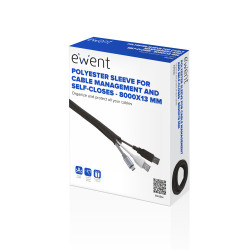 Ewent EW1561 organizador de cables Universal Pasacables Negr | APLIUM