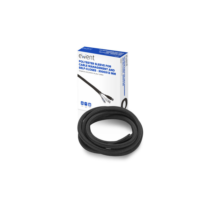 Ewent EW1559 organizador de cables Universal Pasacables Negr | APLIUM