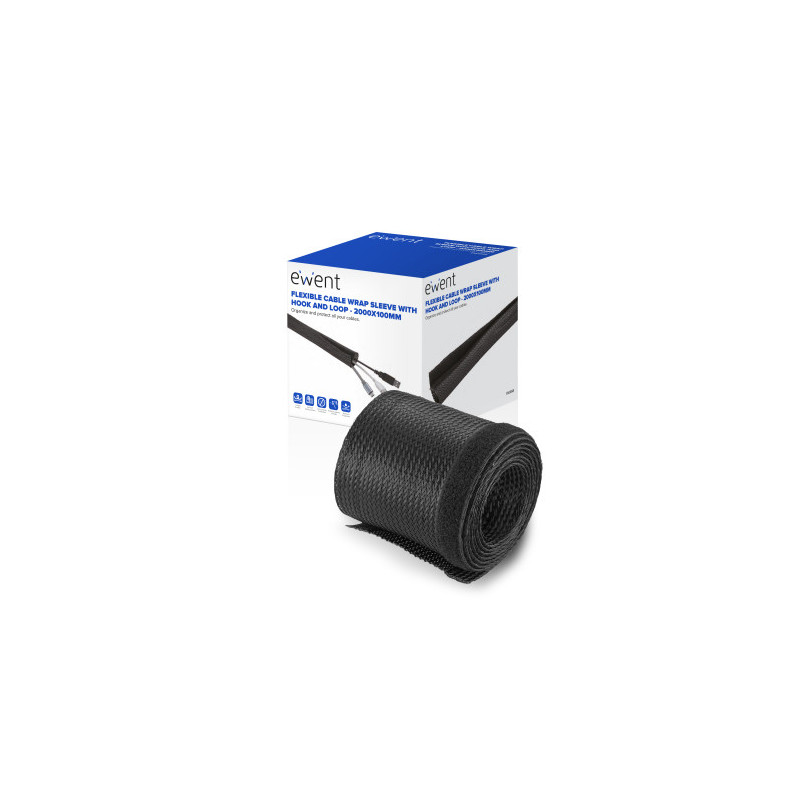 Ewent EW1558 organizador de cables Universal Pasacables Negr | APLIUM