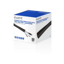 Ewent EW1558 organizador de cables Universal Pasacables Negr | APLIUM