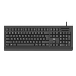 Ewent EW3286 teclado Universal USB QWERTY Español Negro | APLIUM
