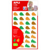 Bolsa De Gomets - Pegatinas Hojas De Árboles 6 Hojas Apli 19 | APLIUM