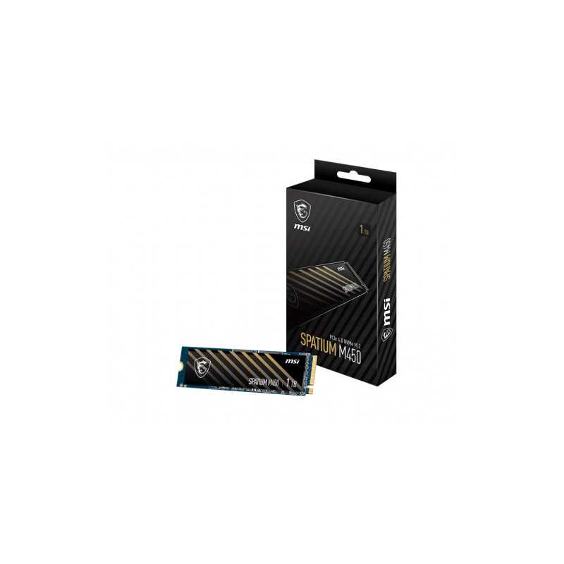 MSI SPATIUM M450 PCIe 4.0 NVMe M.2 1TB PCI Express 4.0 3D NA | APLIUM