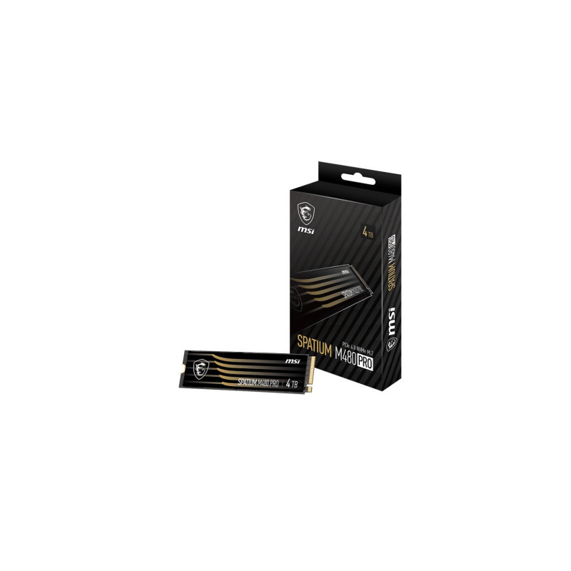 MSI SSD SPATIUM M480 PRO M.2 PCIE 4TB PCI Express 4.0 NVMe 3 | APLIUM