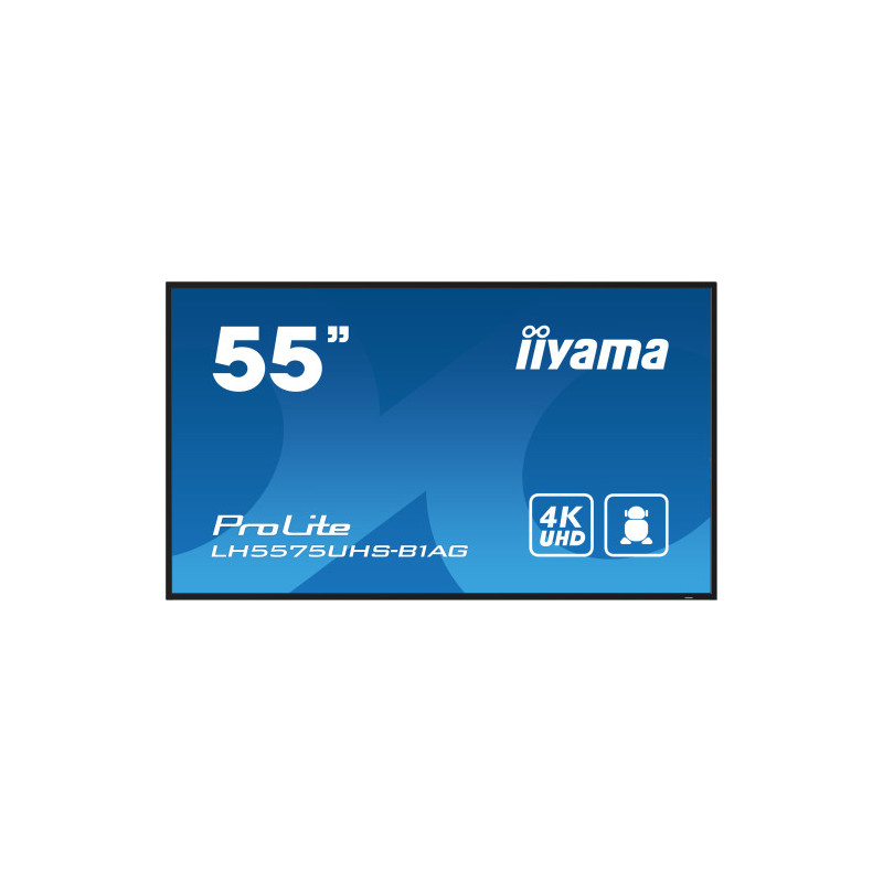 Monitor Iiyama 55" (LH5575UHS-B1AG) 3840X2160, UHD IPS PANEL | APLIUM