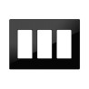 Crestron Decorator Style Faceplate, 3-GANG, Black Smooth (FP | APLIUM