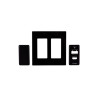 Kramer Electronics WP-789R/US-PANEL-SET-D(B) Negro | APLIUM