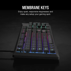 Teclado Corsair K55 Core Negro CH-9226C65-ES | APLIUM