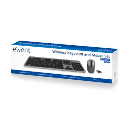 Ewent EW3272 teclado Ratón incluido RF inalámbrico QWERTY Es | APLIUM