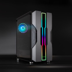 Tooq Caja Semitorre Gaming TQGCC103-B "NIGHTCITY" Negra | APLIUM