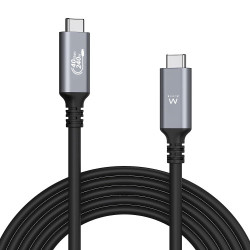 Ewent EC1070 cable USB 1 m USB4 Gen 3x2 USB C Negro | APLIUM