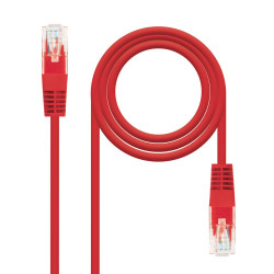 Nanocable Cable Red Latiguillo RJ45 CAT.6 UTP AWG24, Rojo, 3 | APLIUM