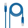 Nanocable Cable Red Latiguillo RJ45 CAT.6 UTP AWG24, Azul, 3 | APLIUM