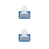 Nanocable Cable Red Latiguillo RJ45 CAT.6 UTP AWG24, Azul, 3 | APLIUM