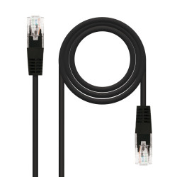 Nanocable Cable Red Latiguillo RJ45 CAT.6 UTP AWG24, Negro, | APLIUM