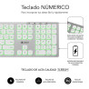SUBBLIM Teclado Bluetooth/2.4G Master iluminado Ext P/B | APLIUM
