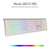 SUBBLIM Teclado Bluetooth/2.4G Master iluminado Ext P/B | APLIUM