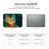 SUBBLIM Funda Ordenador Neopreno Trendy Sleeve Neo Lion 15,6 | APLIUM