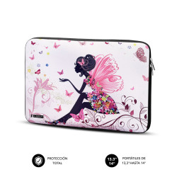 SUBBLIM Funda Ordenador Neopreno Trendy Sleeve Neo Hada 13,3 | APLIUM