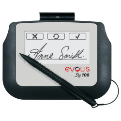 Evolis SIG100 10,2 cm (4") Blanco, Negro LCD | APLIUM