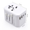 Ewent EW1470 adaptador de enchufe eléctrico Universal Blanco | APLIUM