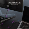 Nanocable Cable Conversor USB-C a HDMI 2.1 8K@60HZ 1.8m, Neg | APLIUM
