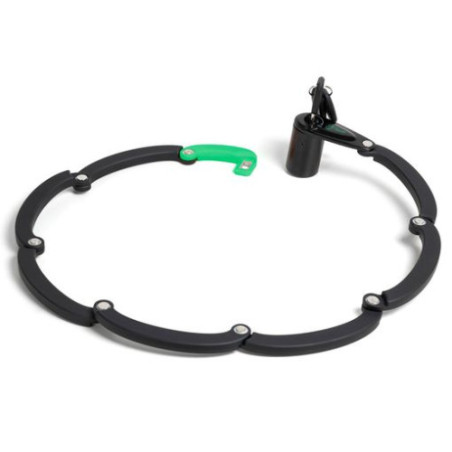 Candado Alum-plegable Oval + Lámpara Cola LED | APLIUM