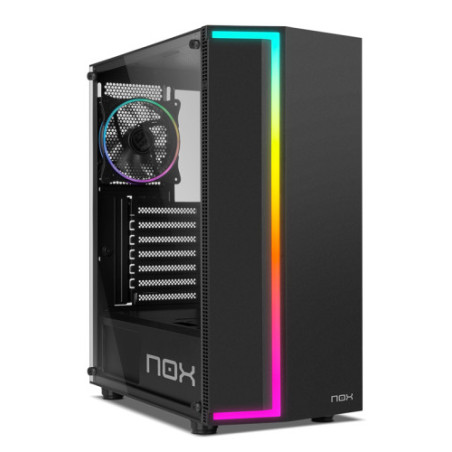 Nox Caja Atx Infinity Gamma. Semitorre. Argb Rainbow. Latera | APLIUM