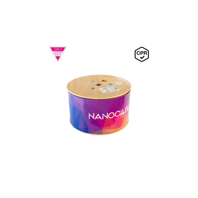 Nanocable Cable de Red CAT.7 LSZH SFTP PIMF AWG23, Naranja, | APLIUM