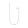 Nanocable Organizador de Cables Flexible 25 mm, Blanco, 2 m | APLIUM