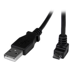 2m USB to Down Angle Micro USB Cable