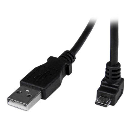 2m USB to Down Angle Micro USB Cable
