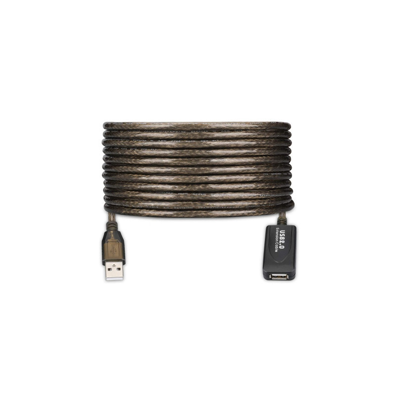 Ewent EW1021 cable USB 10 m USB 2.0 USB A Negro | APLIUM