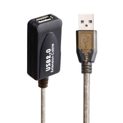 Ewent EW1021 cable USB 10 m USB 2.0 USB A Negro | APLIUM