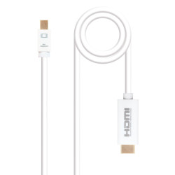 Nanocable Cable conversor Mini DP a HDMI, Mini DP/M - HDMI/M | APLIUM