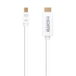 Nanocable Cable conversor Mini DP a HDMI, Mini DP/M - HDMI/M | APLIUM