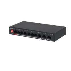 (DH-PFS3010-8ET-96-V2) Dahua Switch Hi-poe 2.0 8 Puertos + 2 | APLIUM