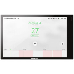 Crestron 7 In. Wall Mount Touch Screen, Black Smooth (TSW-77 | APLIUM