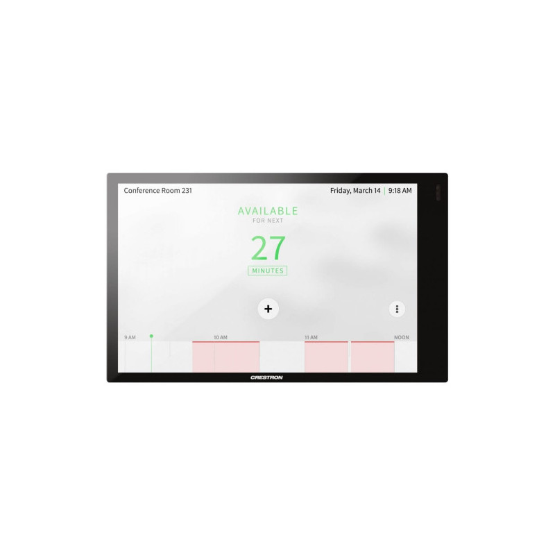 Crestron 7 In. Wall Mount Touch Screen, Black Smooth (TSW-77 | APLIUM