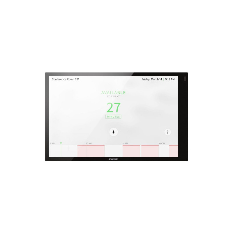 Crestron 10.1 In. Wall Mount Touch Screen, Black Smooth (TSW | APLIUM